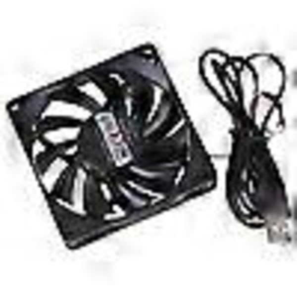 Svart 5v 8015 USB-datamaskin/ PC / CPU Stille kjølevifte 80x80x15mm