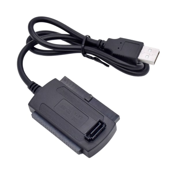 USB 2.0 till IDE/SATA HDD-adapterkonverteringskabel