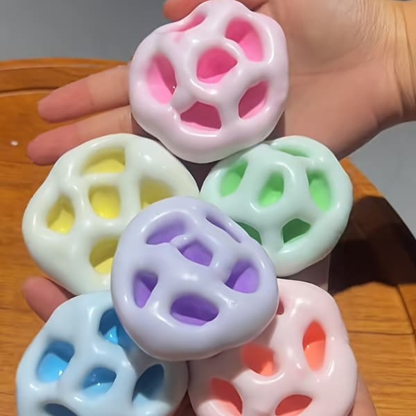 Blød Risbolde Squishy Legetøj – Langsomt Stigende Stresslegetøj til Børn og Kontor A DIY glutinous rice ball