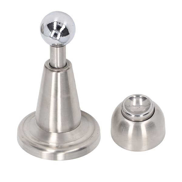 Blød magnetisk dørstopper, vægmonteret, 304 rustfrit stål, moderne hydraulisk buffer