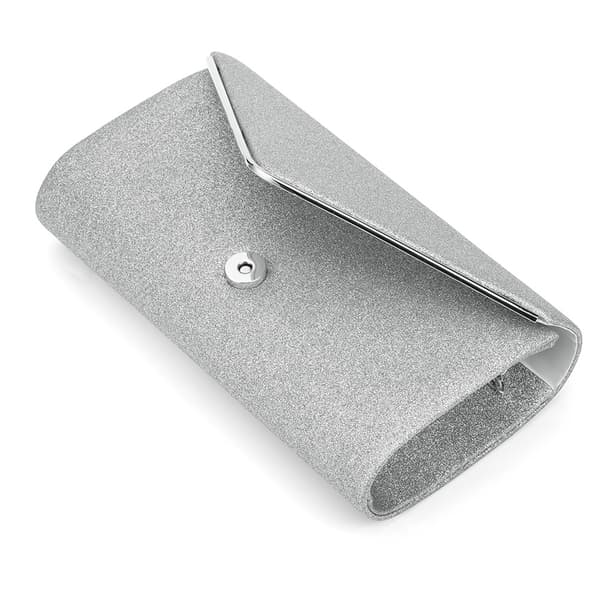 Kvinnors Aftonväska Elegant Stilfull Glittrig Party Bröllop Handväska med Kedja för Bröllopsfest Formell Silver Medium Storlek[C](FQ)