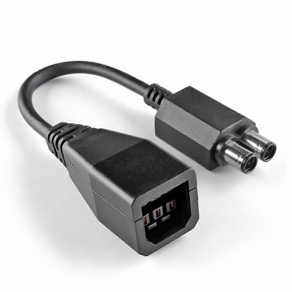 2-Port Strømforsyningskonverter AC Adapter Kabel Kompatibel Xbox 360 til Xbox 360 Slim [db]