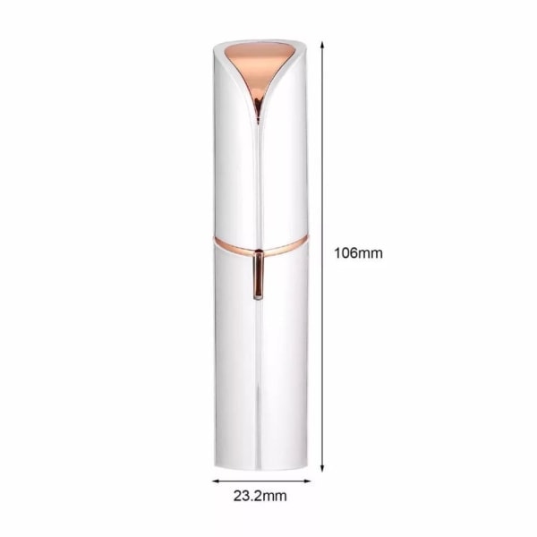 Epilator, Trimmer for Øyenbryn/Ansiktshår/Nesehår/Bikini Linje Hvit