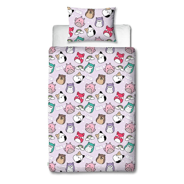 Squishmallows Bright Rotary Dyne Sæt Enkelt Seng Lilla/Multi Lilla/Multifarvet Purple/Multicoloured Single