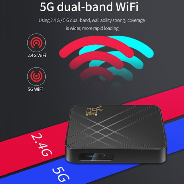 D9 PRO TV-boks Set Top Box EU-plugg