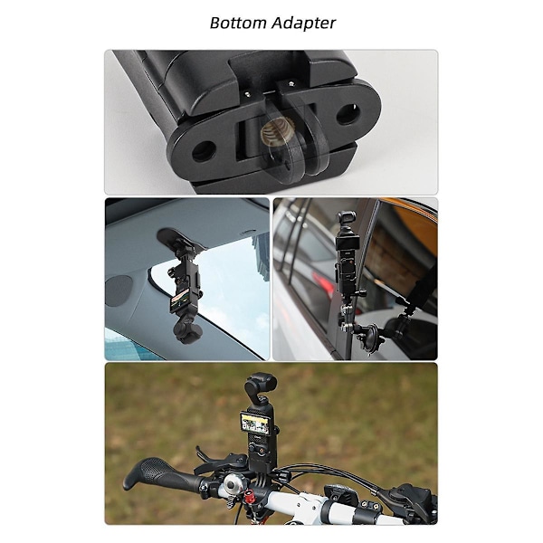 Foldbar Binaural Udvidelsesramme til Pocket 3 Adapter Multifunktionel Praktisk Adaptermontering