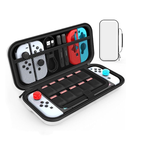 Switch OLED Förvaringsväska Nintendo Spelkonsol Skyddsfodral Switch Portabel Förvaringsväska White Hanag
