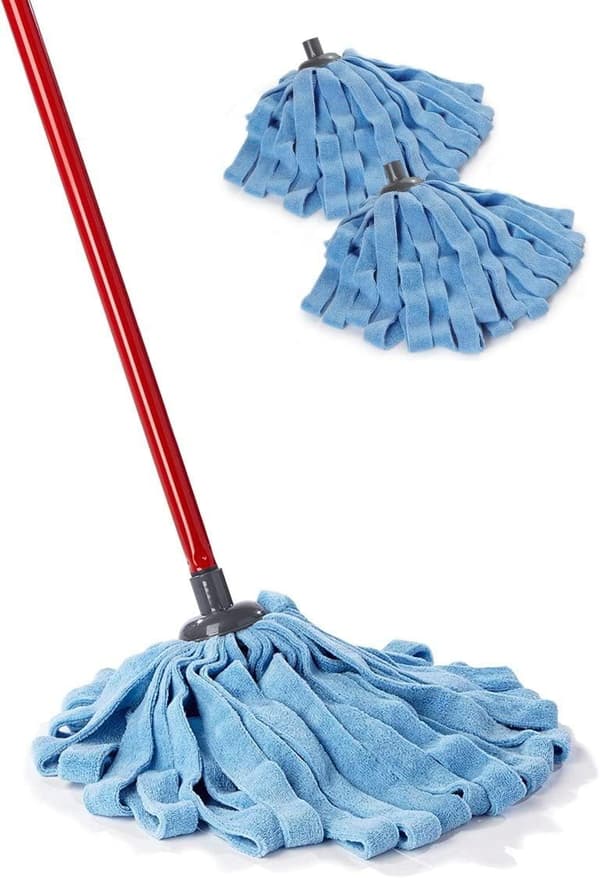 Moppe Refill, Pakke med Moppehoved Udskiftninger, Passer til alle Mopper, Autentisk Moppehoved