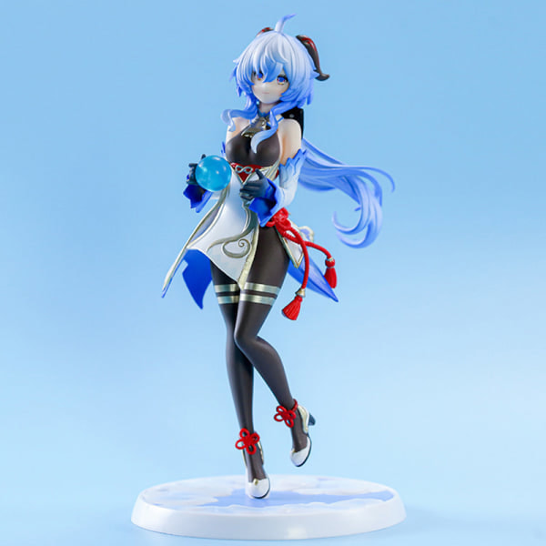 22CM Genshin Impact Figur GanYu Samleobjekt Anime m Blå One Size Blå Blue One Size