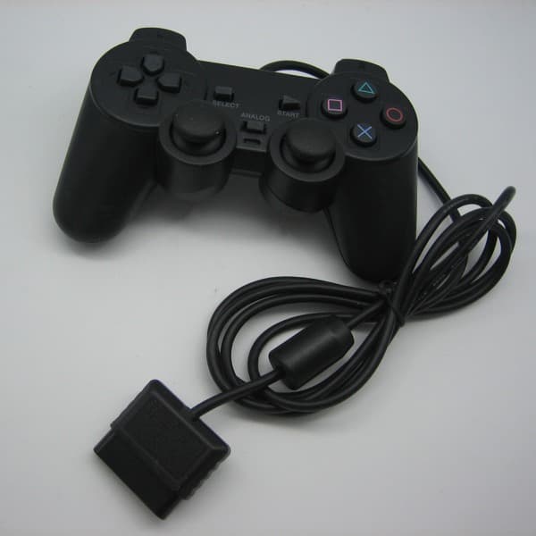 Ledningsforbundet spilcontroller Gamepad Joypad Original til PS2 /Playstat