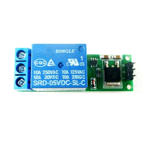 5 stk 6-24V Flip-flop Latch Relæ Bistabil Selvspærrende Lavt Puls Trigger Modul