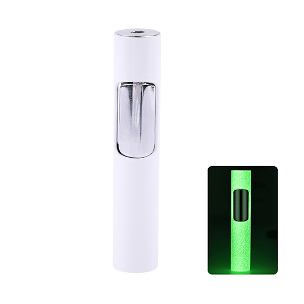 Lysende gastænder Jet vindtæt lighter gave Hvid
