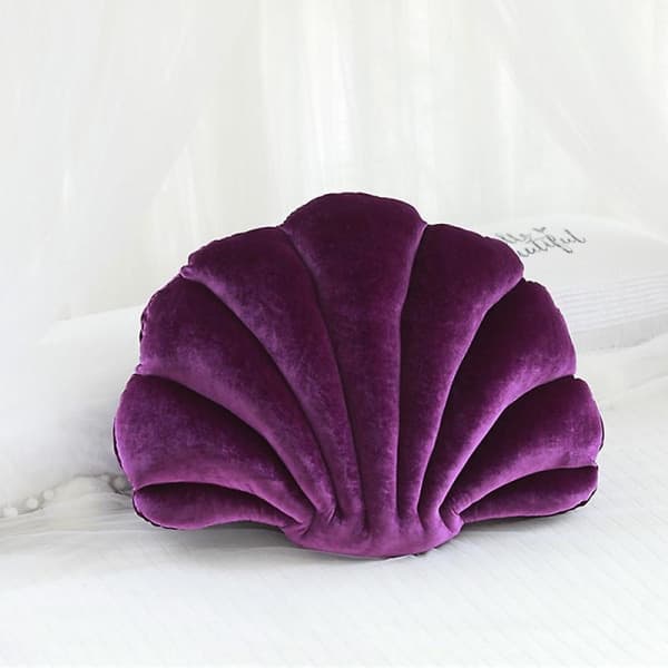 Seaside Shell Pussel Soffa Kudde Dekoration Lyxigt Skal Klädd Kudde för Sovrum Vardagsrum blue