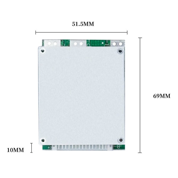 16s 60v 20a suojauslevy Li-ion litium Bms Pcb suojauslevy tasapainolla sähköpyörälle