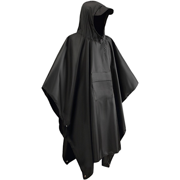 Vanntett regnponcho regnjakke for menn kvinner voksne