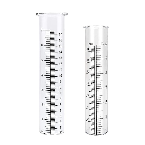 Højtydende regnmåler erstatningsrør glas vandmåling netværktøj fittings til have have og udendørs hjem