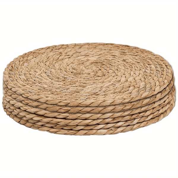 Vävda bordstabletter – runda halkfria bordstabletter för matbord 6 pcs/pack