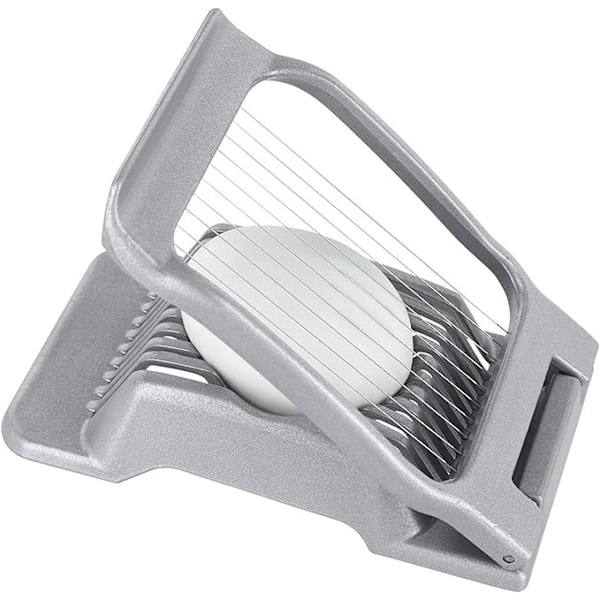 Westmark Eggdeler for Runde eller Ovale Skiver, Individuelt Spente Skjæreblader i Rustfritt Stål, Aluminium/Rustfritt Stål, Duplex, Grå, 10202260