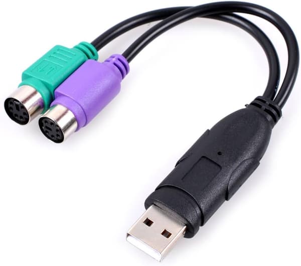 UCEC PS/2 - USB -sovitin PS2-näppäimistölle ja -hiirelle