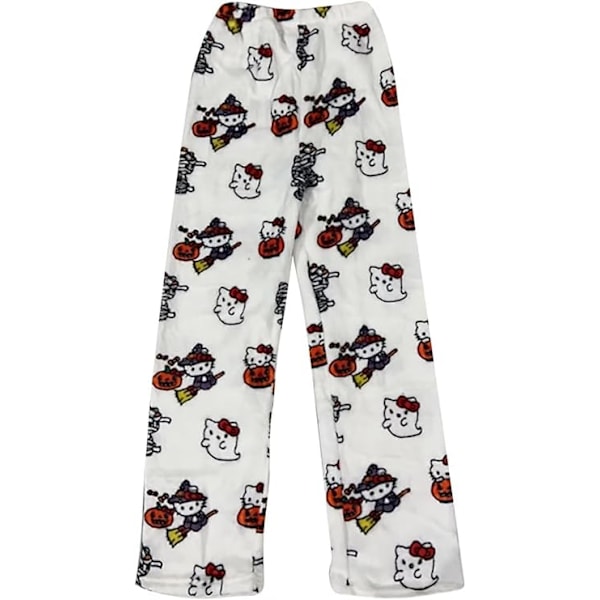 XXL naisten pyjama, pitkä, pehmeä kawaii pyjama, koti housut, sarjakuva, rento, anime, mukava syksy ja talvi pyjama, rento