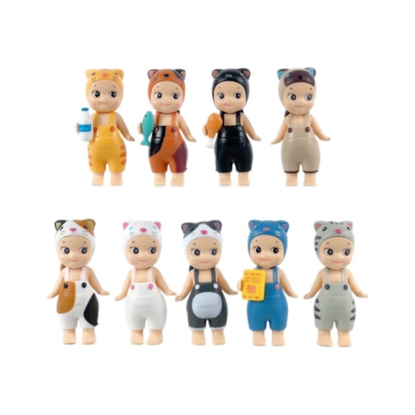 Sonny Angel HIPPERS - Original Mini Figur, Begrænset Udgave, Forseglede Blind Box - Cat Life Serie 9pc #8