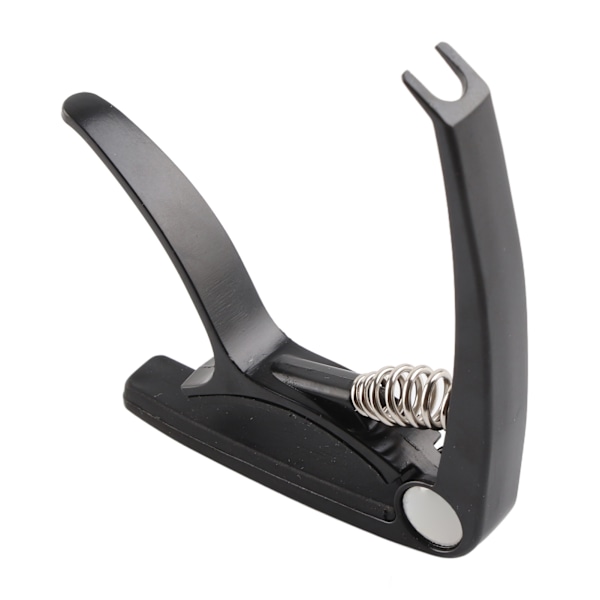 Guitar Capo 2 i 1 Zinklegering Multifunktionelt Professionelt Musikinstrument Tilbehør Sort