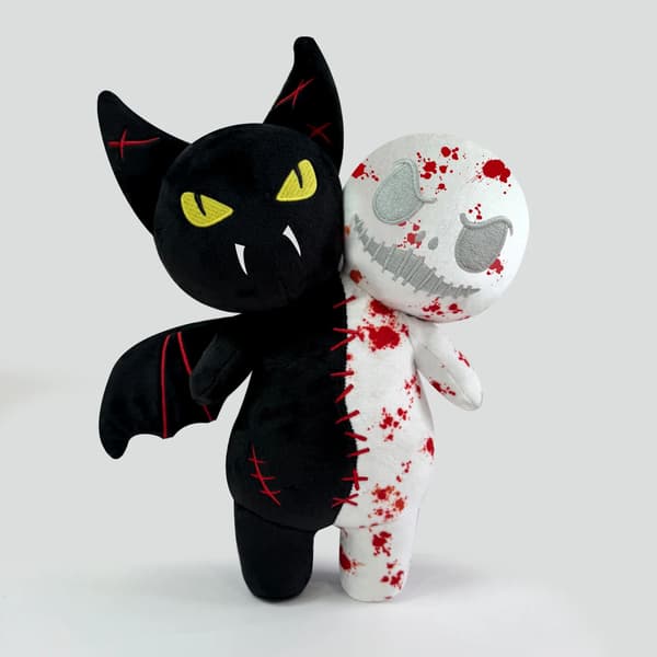 Tecknad Halloween Pumpa Skelett Plyschdocka 25cm 40cm