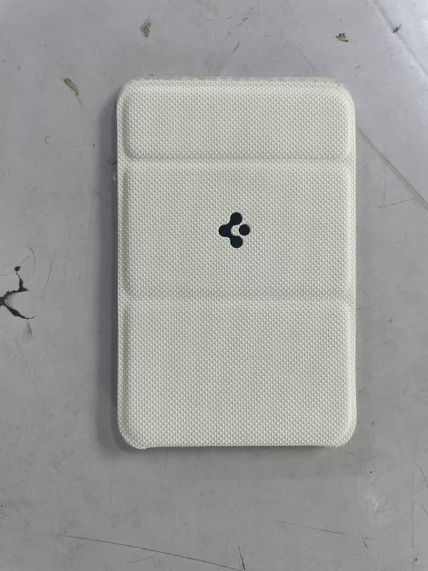 MagSafe magnetisk lommebokstativ, telefonkortholder med sammenleggbart stativ, kompatibel med iPhone, ID- og kortoppbevaring White