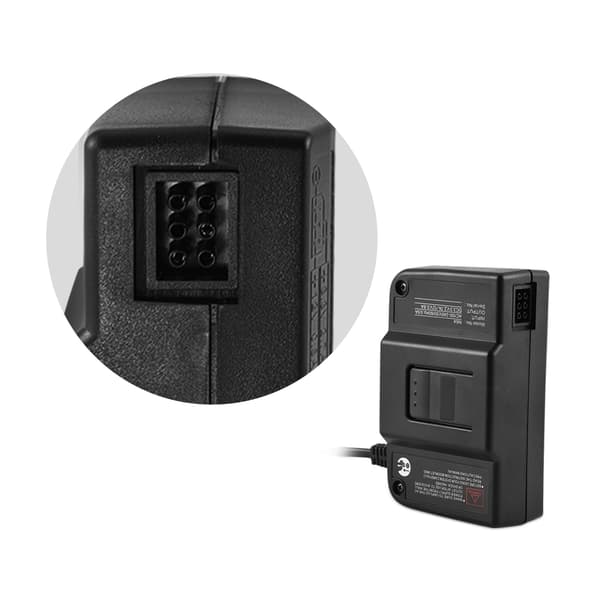 Erstatningsstrømadapter AC-adapter Høy Effektivitet Sikkerhetsbeskyttelse for Nintendo 64 N64 EU