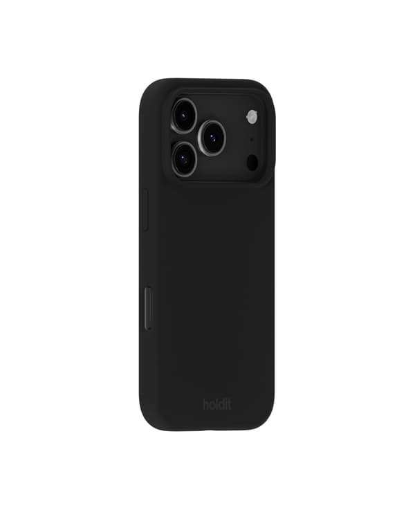 held iPhone 17 Pro -puhelinkuori silikonia Svart Silikon