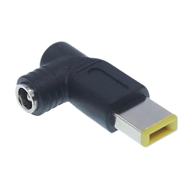 1 st 5,5x2,5 mm Hona Jack till Hane Kontakt 90 Grader DC Strömkontakt Adapter Square mouth