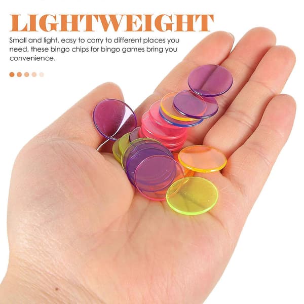 Räknemarker Plastspelmarker för spelanvändning 300 st set
