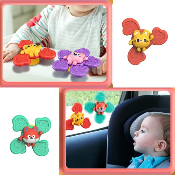 Farverig Fidget Spinner med Spinfunktion – Til sjove og rolige stunder multifärg multicolor