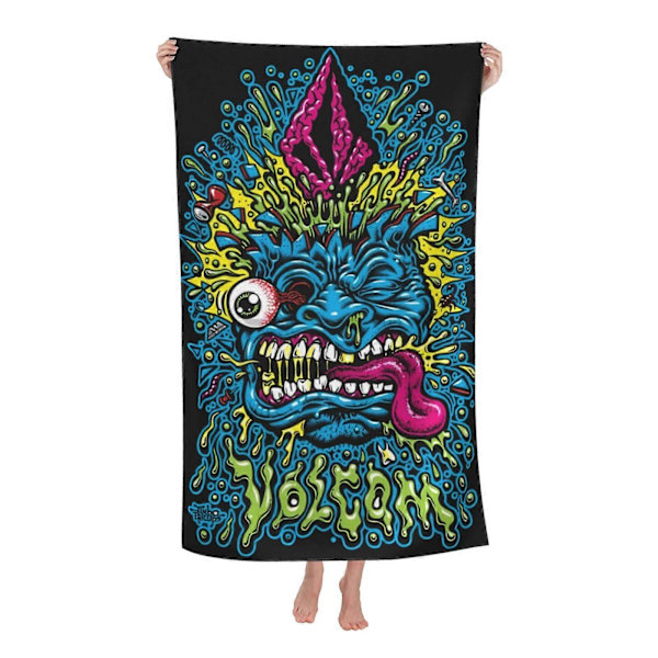 Volcom-3 Badhandduk Unisex Handdukar Modehandduk Superfin Fiber Strandhanddukar-DW603