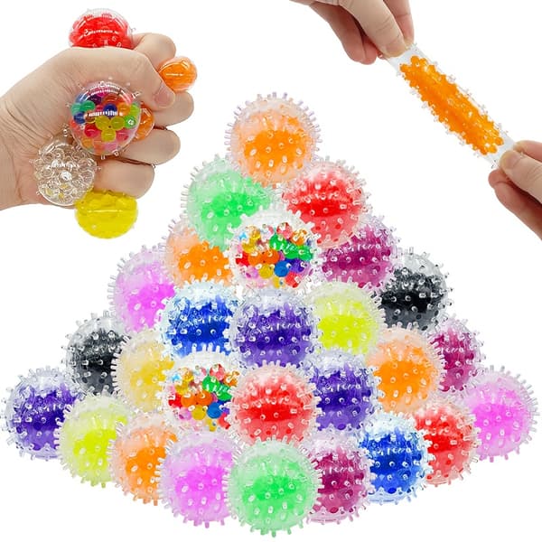 26 stk. Squishy Stressbolde – Sanselegetøjssæt til børnefester og præmier 26pcs