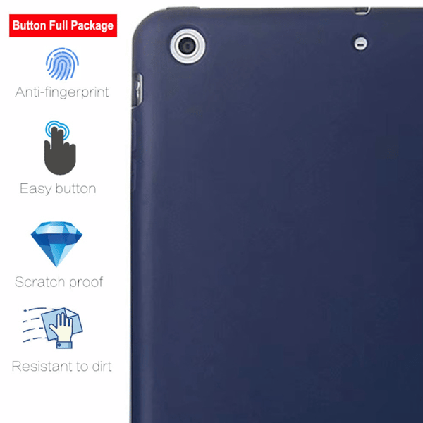 All models silicone iPad case air/pro/mini smart cover case - Light blue Ljusblå Ipad Pro 9.7