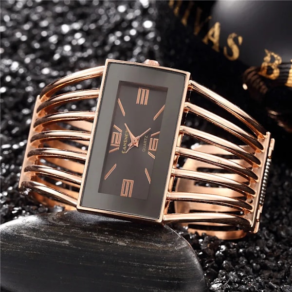 Damklockor Märke Kvinnor Mode Armband Armbandsur Quartz Stålklocka Klocka Montre Presentes reloj mujer Relogio Feminino Silver White