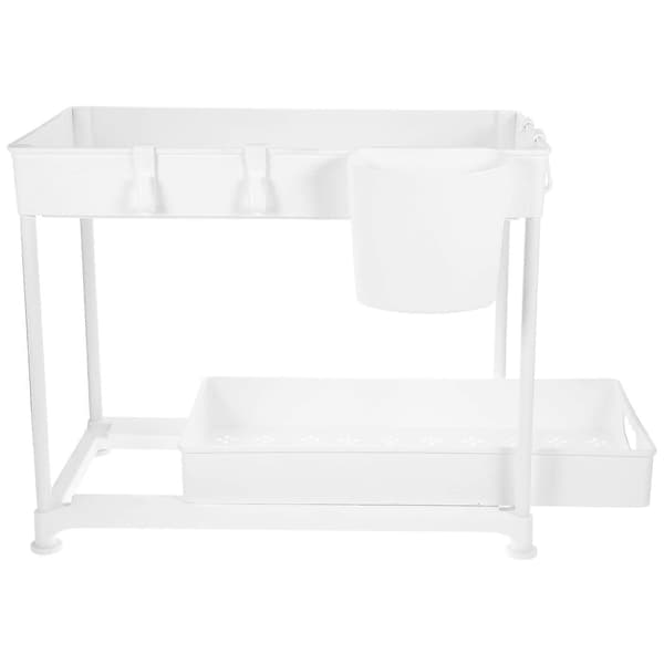 Udtrækkelig bogreol, moderne design, 35x19 cm, sort, 1 sæt