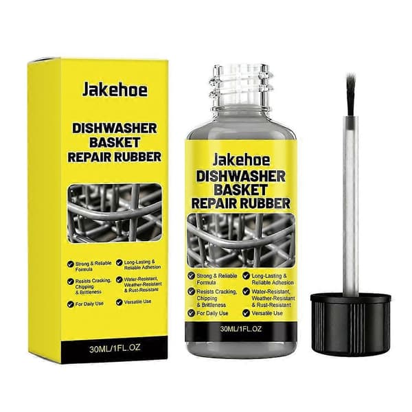 Reparationssats för diskmaskinskorg i gummi, vitgrå reservdelar Gray 1pcs