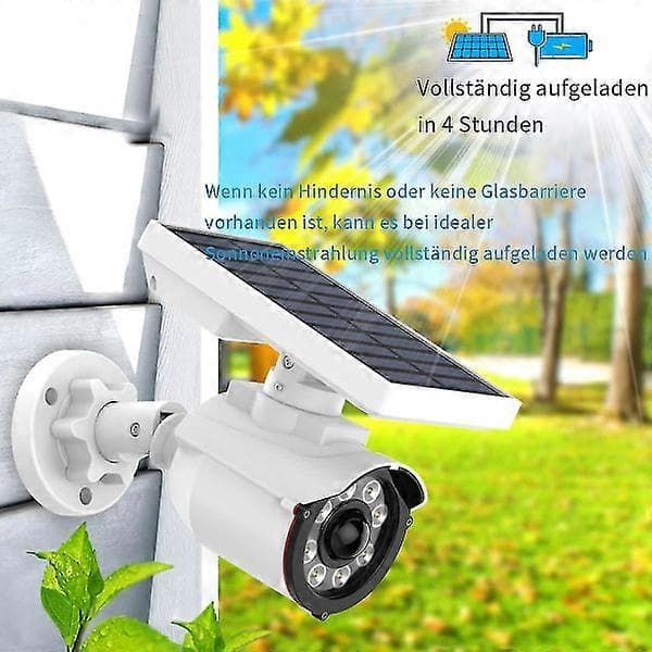 Utomhus Solcellslampor Led Solcellsdriven Vit Vägglampor Väggmonterade Lampor Med Rörelsesensor Vattentät Säkerhet -Sy