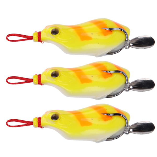 3st Konstgjord Simulation Mjuk Paljett Fiske Bete Fisketillbehör 5.5cm5#