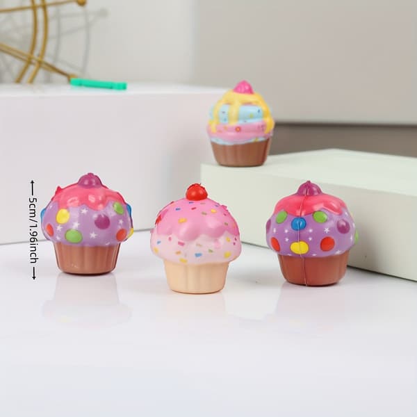20 stk. Mini Kage Squishy Legetøj – Blødt Dessert Fidget Legetøj til Børnefester 20pcs