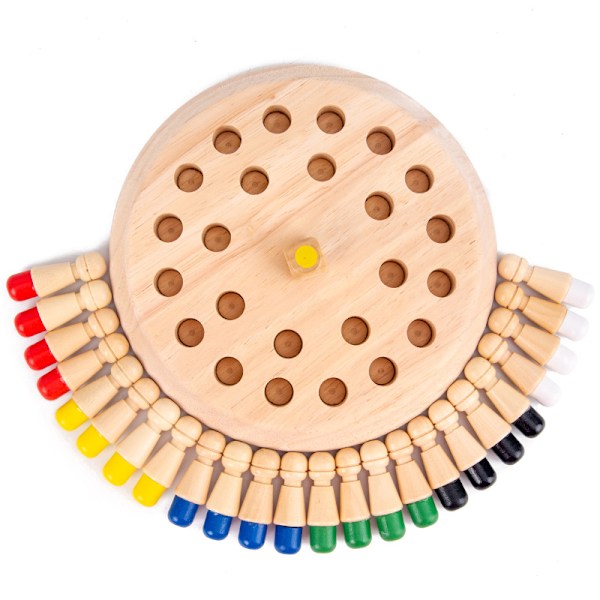 1 pakke med barnespill Smart leker Fargerik minnesjakk.