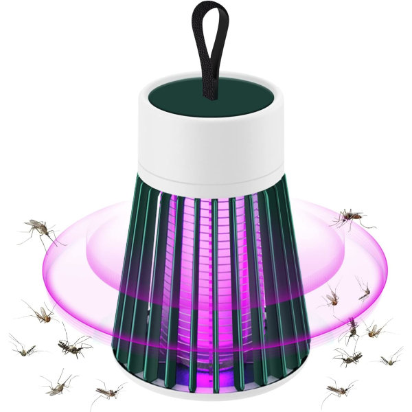Mygglampa, elektriskt myggmedel, insektsdödare, flugfälla för inomhus, utomhus, trädgård, terrass, camping