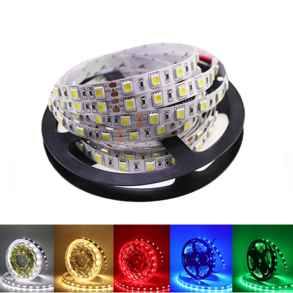 5050 LED-stripelys Nattlampa VIT White