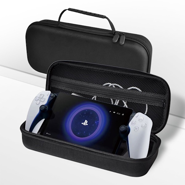 Playstation Portal Remote Player-etui - Beskyttende etui kompatibelt med PS5 - Reiseveske for spilltilbehør (kun etui)