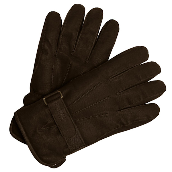 Fårskinns handskar för män BRUN (SMALL)