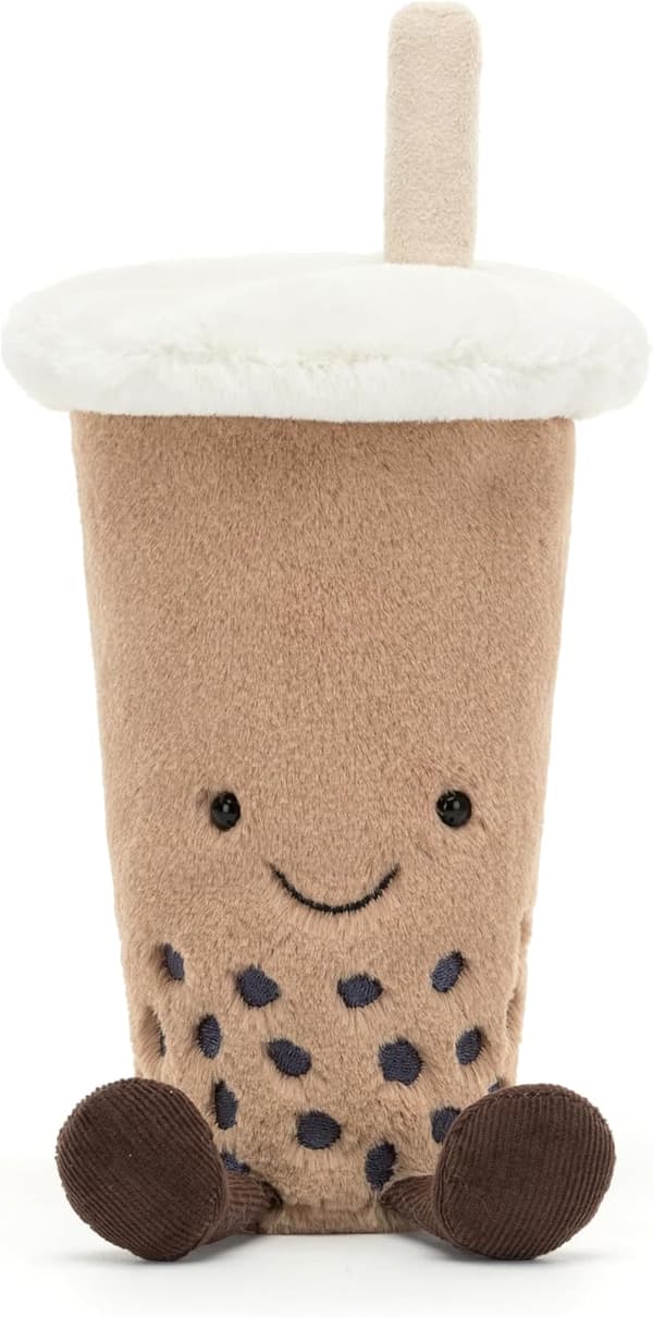 Amuseables Bubble Tea -pehmolelu, 8,5 tuumaa | Juomapehmolelu | Hauska lahjaidea