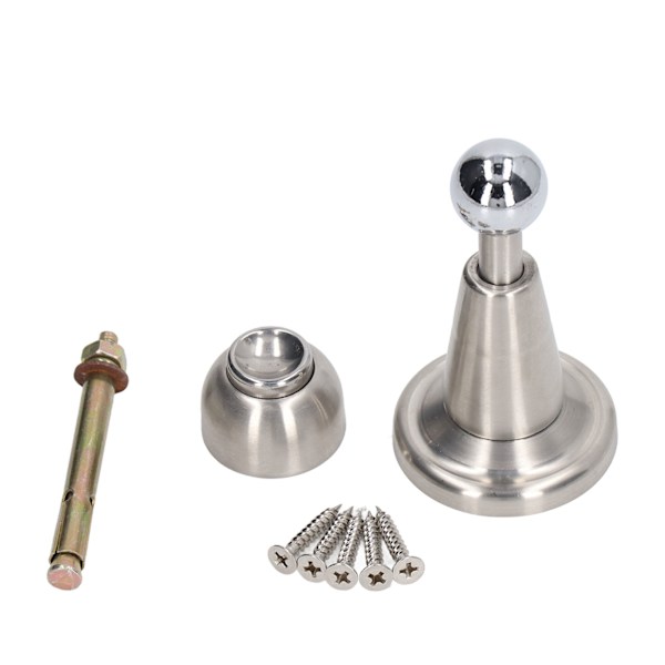 Myk magnetisk dørstopper veggmontert 304 rustfritt stål moderne hydraulisk buffer