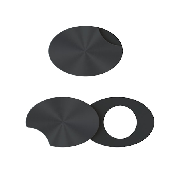 st Dator Kameraskydd Laptop Webbkamera Sekretesskydd Skyddande Blocker Svart 13.5*9.2*0.7mm Svart Black 1X1X0.1CM
